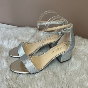 Betsey Johnson Silver Sandals